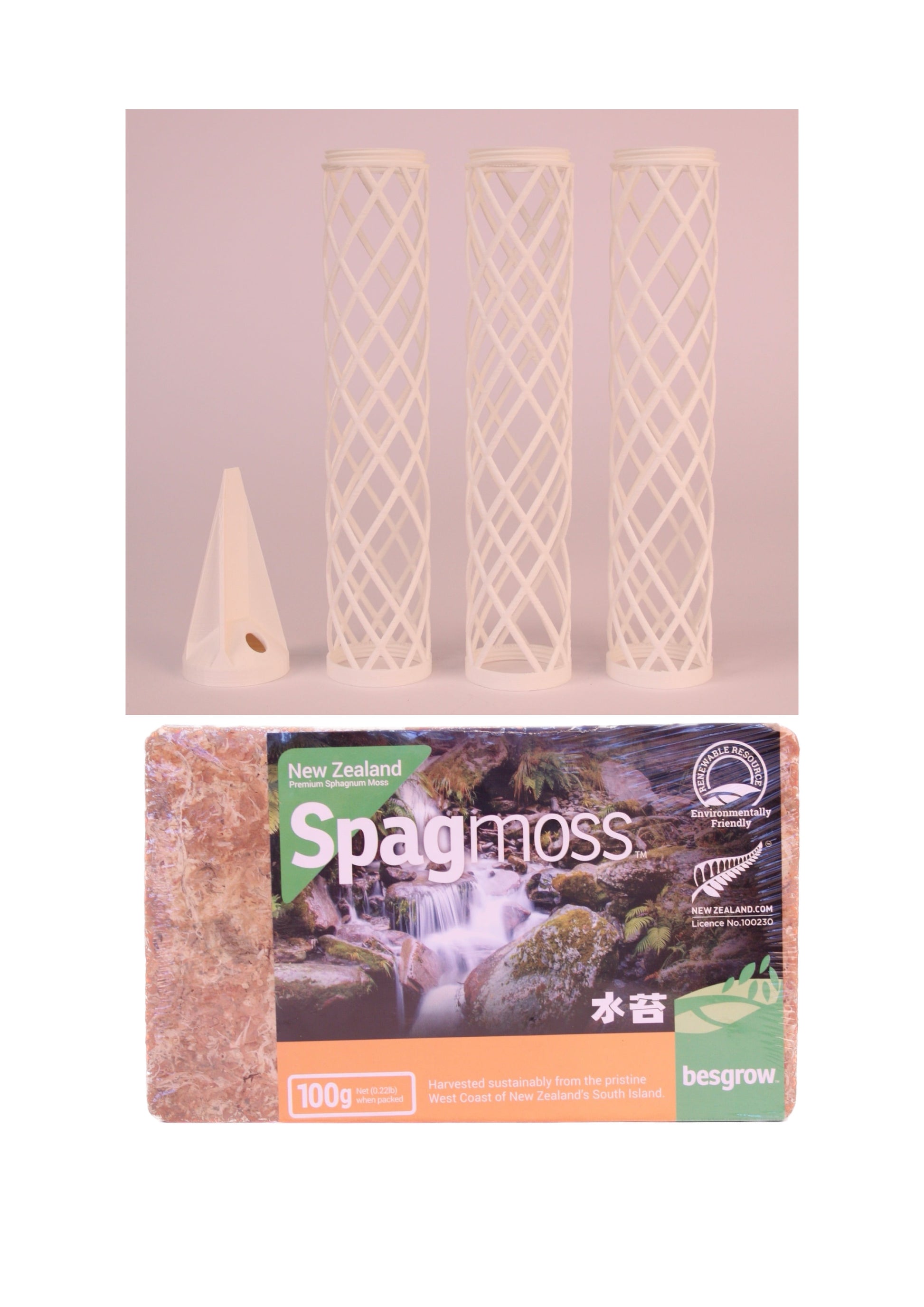 Extendable Moss Pole x Spagmoss (Bundle) - LUplnts